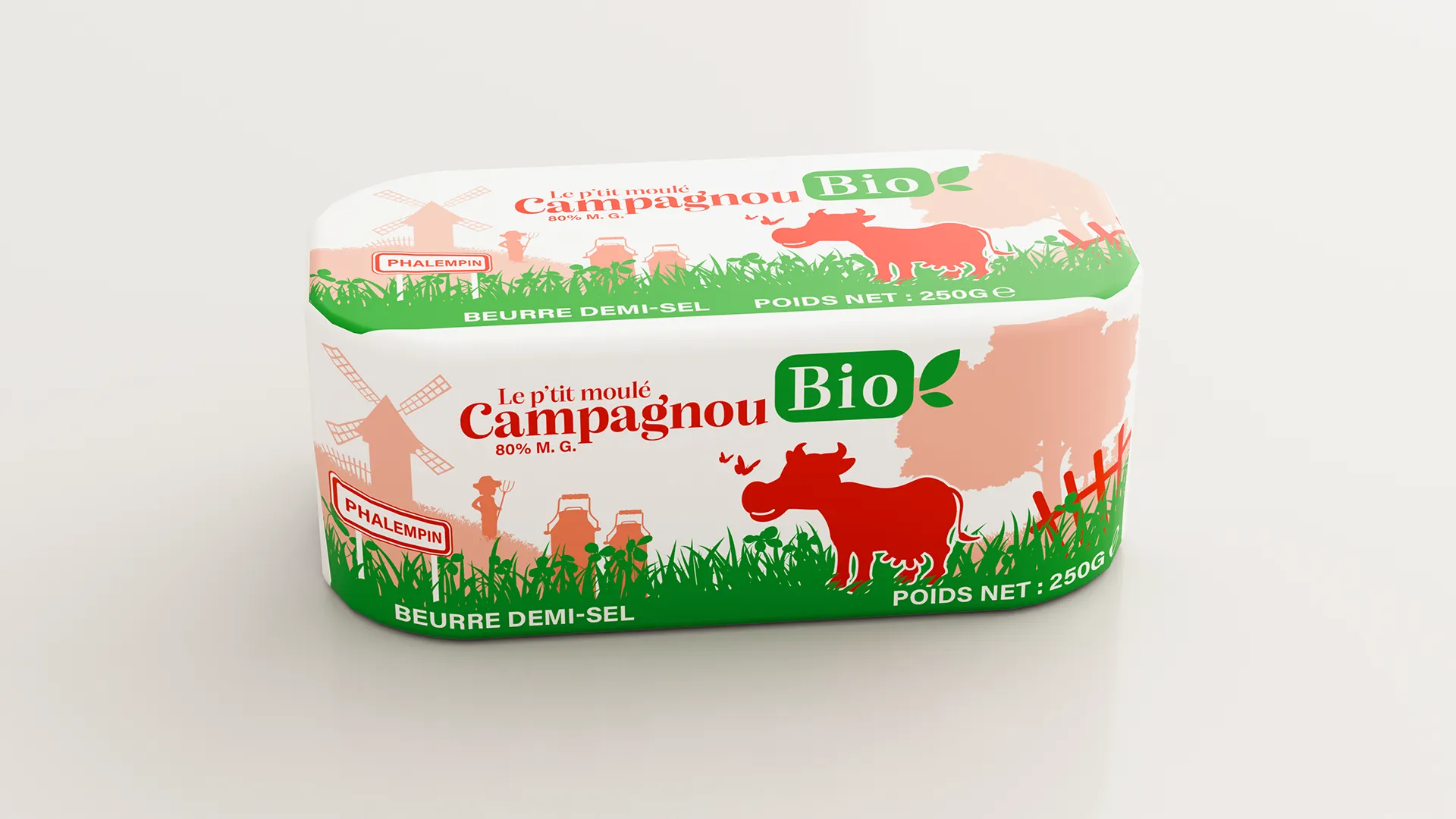 Beurre Campagnou demi-sel bio 250g