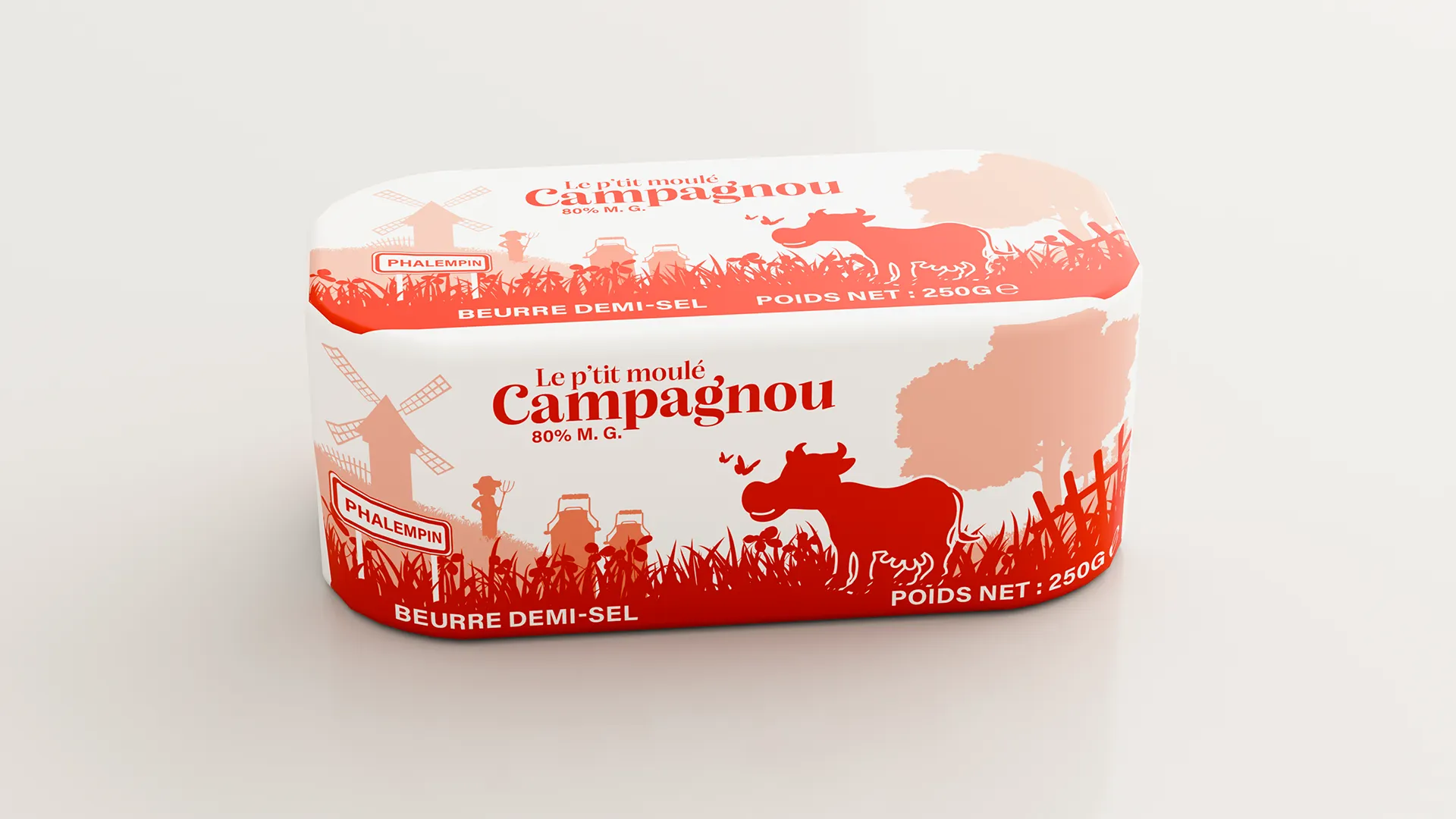 Beurre Campagnou demi-sel 250g